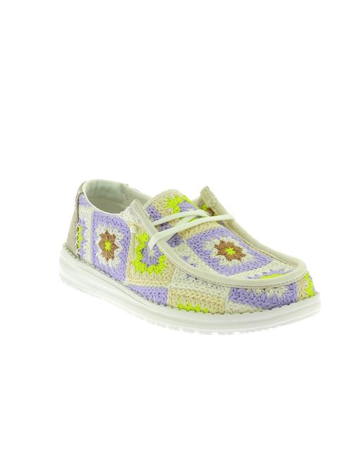 Wendy Cottage Crochet stringata da donna in tessuto multicolor HEY DUDE | 431090NK